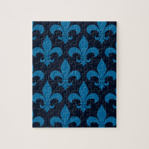 Frans Fleur de lis patroon Legpuzzel