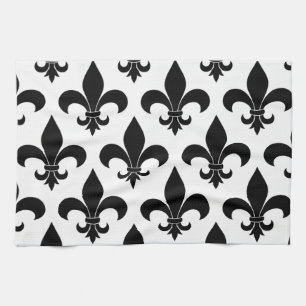 Frans Fleur de lis patroon Theedoek