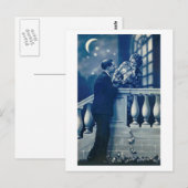 Frans Flirt -  romantisch Briefkaart (Voorkant / Achterkant)