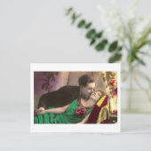 Frans Flirt - Romantische Vintage Briefkaart (Staand voorkant)