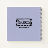  Frans Floral Ephemera Notitieboek of Journal (Achterkant)