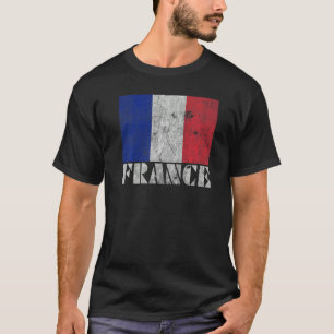 Frans Frankrijk Vlag op  land Souvenir T-shirt