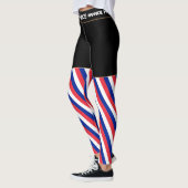 Frans-Franse mode: reizen/sportfan Leggings (Links)