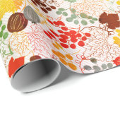 Frans Gezoende Zoete Besdruiven Bloemen Bruiloft Cadeaupapier (Rol Hoek)