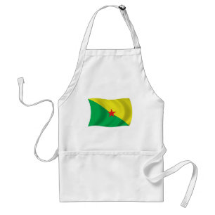 Frans-Guyana Flag Apron Standaard Schort