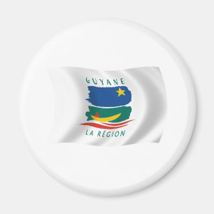 Frans-Guyana Flag Magnet Magneet