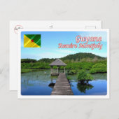 Frans Guyana - Remire Montjoly - Briefkaart (Voorkant / Achterkant)