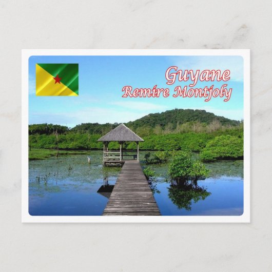 Frans Guyana - Remire Montjoly - Briefkaart (Voorkant)