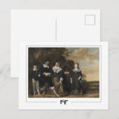Frans Hals #277 - Carte postale Art (Devant / Derrière)