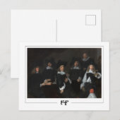 Frans Hals #28 - Carte postale d'art (Devant / Derrière)