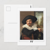 Frans Hals #2 - Carte postale d'art fin (Devant / Derrière)