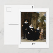 Frans Hals #5 - Carte postale d'art fin (Devant / Derrière)