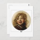 Frans Hals #97 - Carte postale Art (Devant / Derrière)