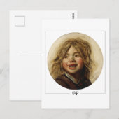 Frans Hals #97 - Carte postale d'art (Devant / Derrière)