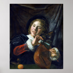 Frans Hals Boy met een Lute Poster