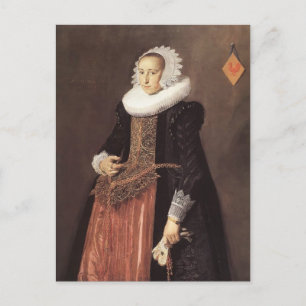 Frans Hals- Portrait of Aletta Hanemans Briefkaart