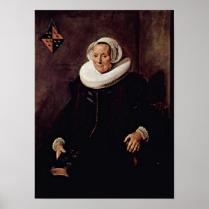 Frans Hals - Wife van Pieter Jacobsz Poster