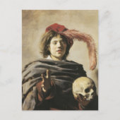 Frans Hals Young Man with Skull Briefkaart (Voorkant)