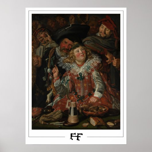 Frans Hals Zedign Art Poster #147 (Voorkant)