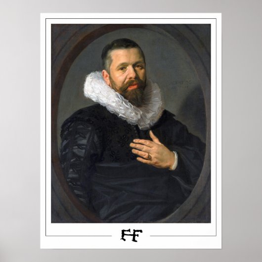 Frans Hals Zedign Kunstposter #294 Poster (Voorkant)