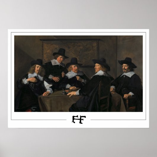 Frans Hals Zedign Kunstposter #66 Poster (Voorkant)