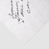 Frans Handschrift en Red Rose Series Design 15 Tissuepapier (Detail)