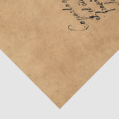 Frans Handschrift en Red Rose Series Design 1 Tissuepapier (Detail)