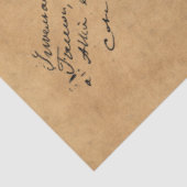 Frans Handschrift en Red Rose Series Design 6 Tissuepapier (Detail)