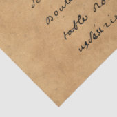 Frans Handschrift en Red Rose Series Design 7 Tissuepapier (Detail)