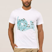 Frans hoorn Mannen T-shirt (Voorkant)