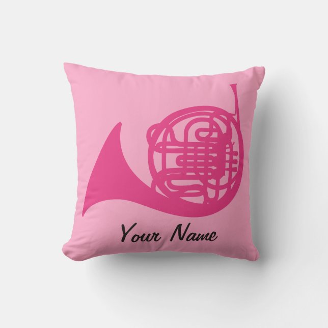 Frans Horn Cute Personalized Music Gift Pillow Kussen (Voorkant)