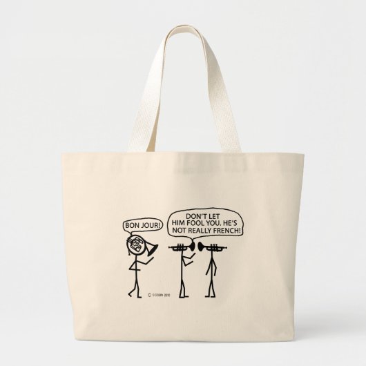 Frans Horn Grote Tote Bag (Voorkant)