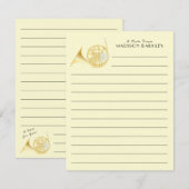 Frans Horn Musician Band Teacher Hartelijk dank Bedankkaart (Voorkant / Achterkant)