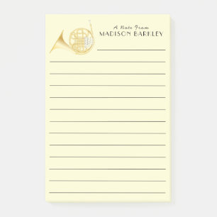 Frans Horn Musician Band Teacher Post-it® Notes