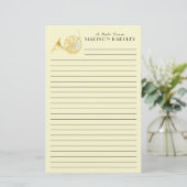 Frans Horn Musician Teacher Stationery Briefpapier (Staand voorkant)