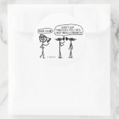 Frans Horn Ronde Sticker (Tas)