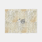  Frans Horn Sheet Music Fleece Blanket Deken (Voorkant (Horizontaal))