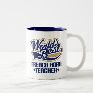 Frans Horn Teacher Gift Tweekleurige Koffiemok