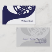 Frans Horn Teacher Player Studio Musician Visitekaartje (Voorkant / Achterkant)