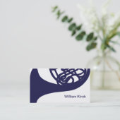 Frans Horn Teacher Player Studio Musician Visitekaartje (Staand voorkant)