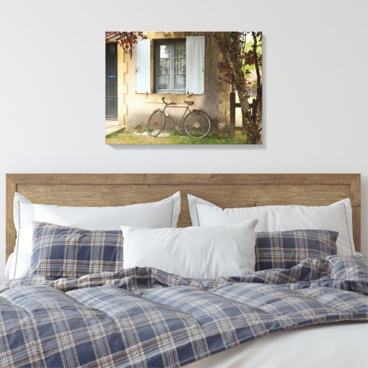 Frans Huis Canvas Print (Insitu (Slaapkamer))