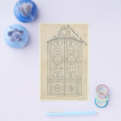 Frans ijzeren hekwerk koor flyer (Enkel)