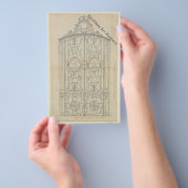 Frans ijzeren hekwerk koor flyer (Hand)