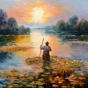 Frans impressionisme canvas afdruk