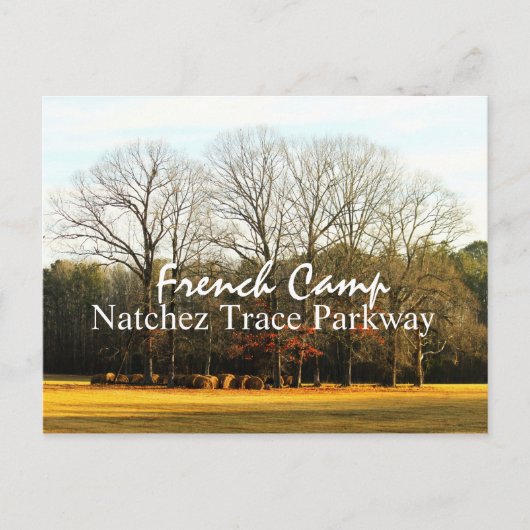 Frans kamp - Natchez Trace Parkway briefkaart (Voorkant)