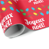 Frans kerst wrapping papier (Rol Hoek)