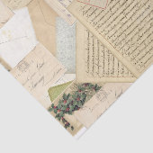 Frans kerstBriefkaart Collage Tissuepapier (Detail)