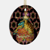 Frans kerstfeest keramisch ornament (Rechts)