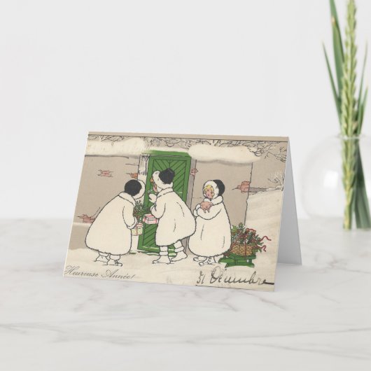  Frans kerstkaartje Feestdagen Kaart (Voorkant)