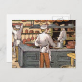  Frans Keukenillustratie Briefkaart (Voorkant / Achterkant)